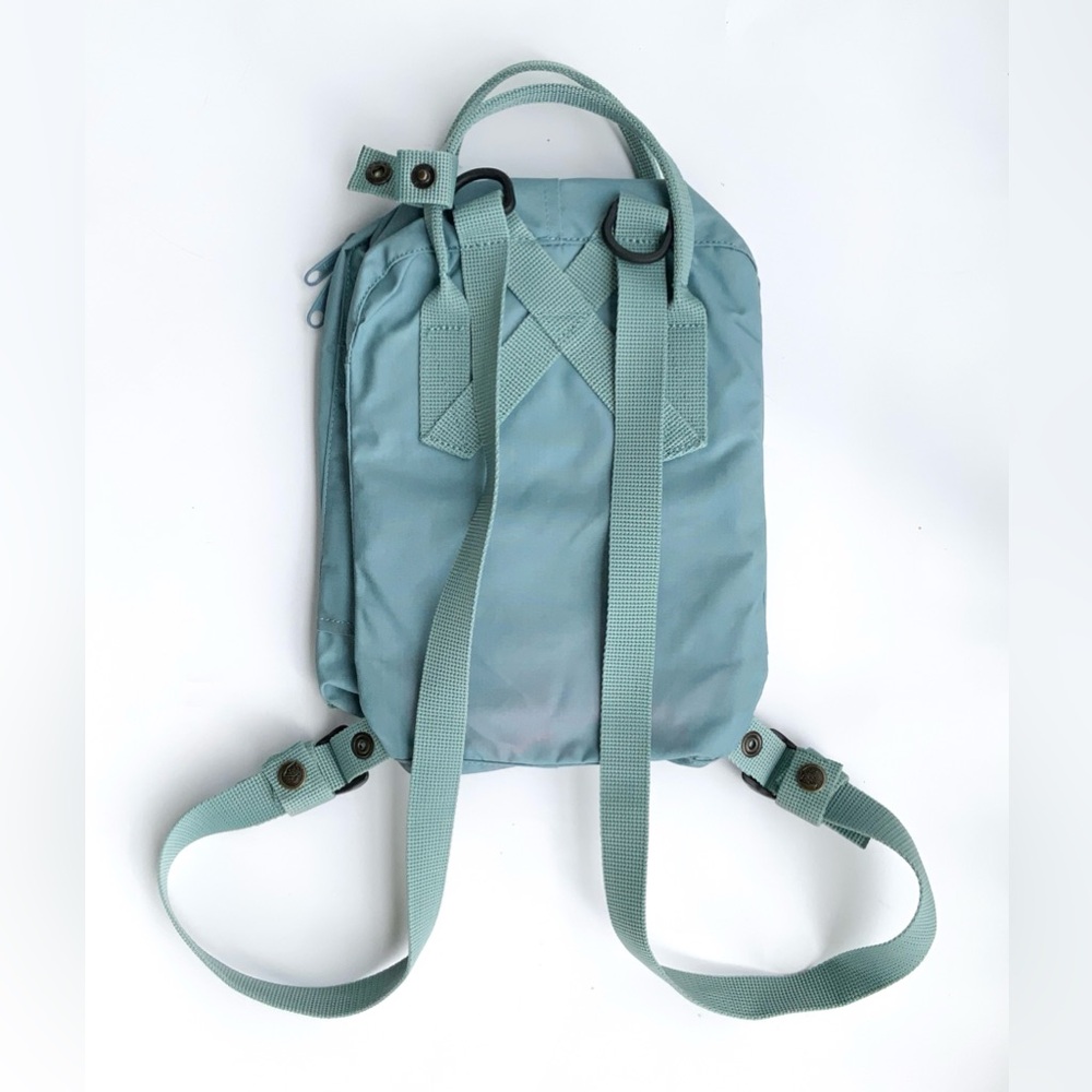 Fjallraven Mini Kanken Light Blue Backpack - Picture 2 of 7